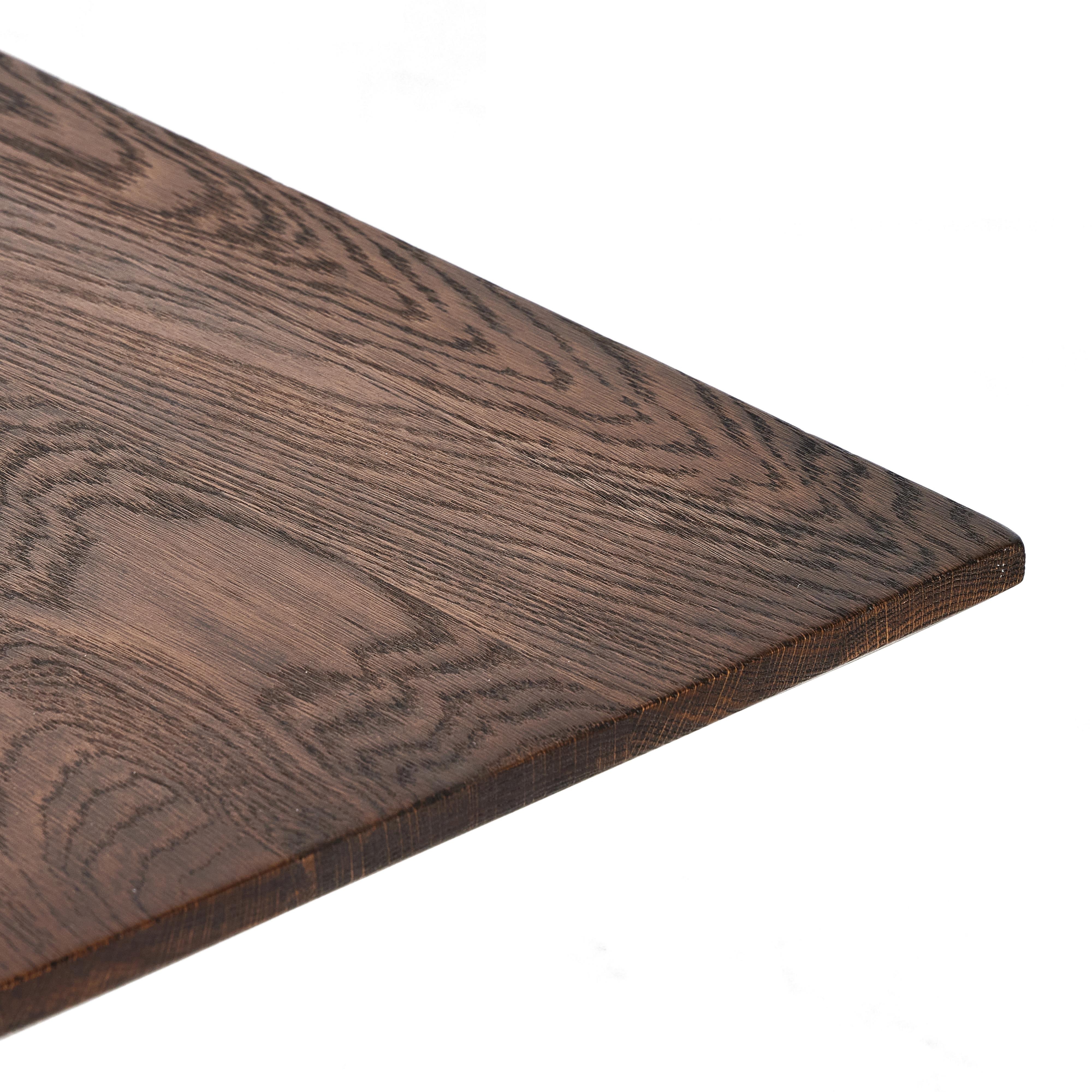 Ashwin Dining Table-Brown Oak - Image 10