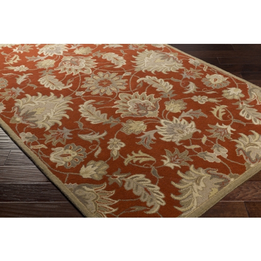 Caesar Red Indoor 8' x 10' Handmade Rug - Image 4