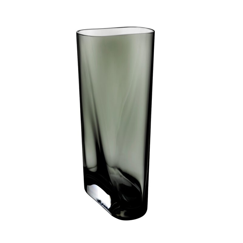 Nude Inca Smoke Lead Free Crystal Table Vase - Image 0