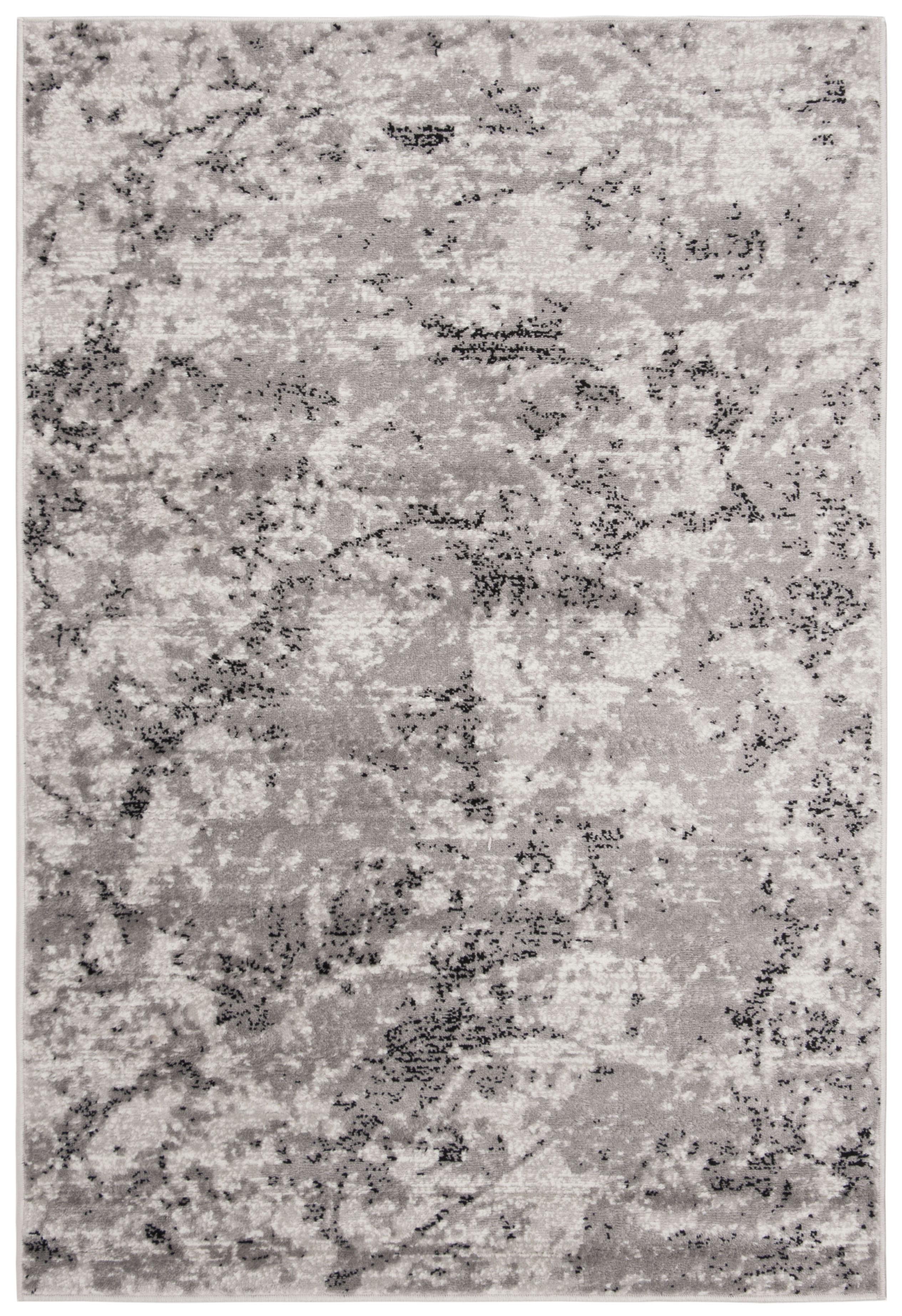 Arlo Home Woven Area Rug, SKY186K, Grey/Ivory,  4' X 6' - Image 0
