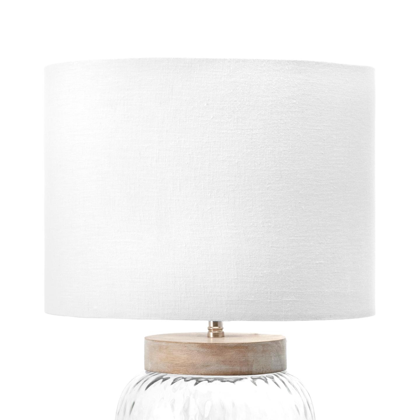 Haines Glass Table Lamp, 20" - Image 4