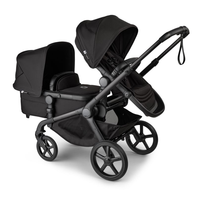 Bugaboo Kangaroo Complete Baby Stroller Midnight Black Sibling Seat - Image 6