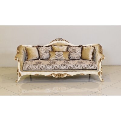 Meghan 92" Flared Arm Sofa with Reversible Cushions - Image 0