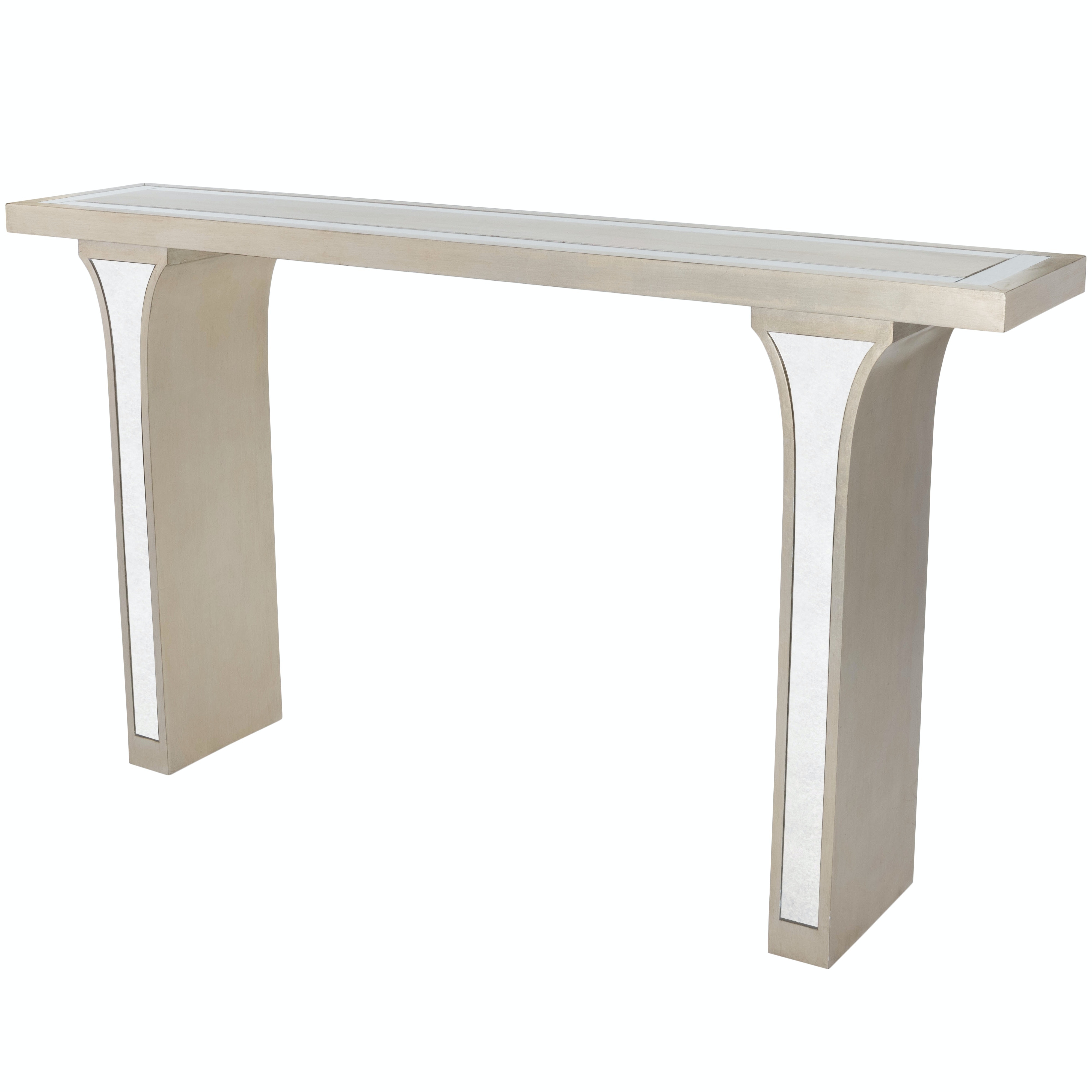 Katya Silver Leaf Console Table - Image 0