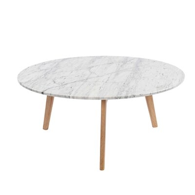 Iola Round Marble Coffee Table - Image 0
