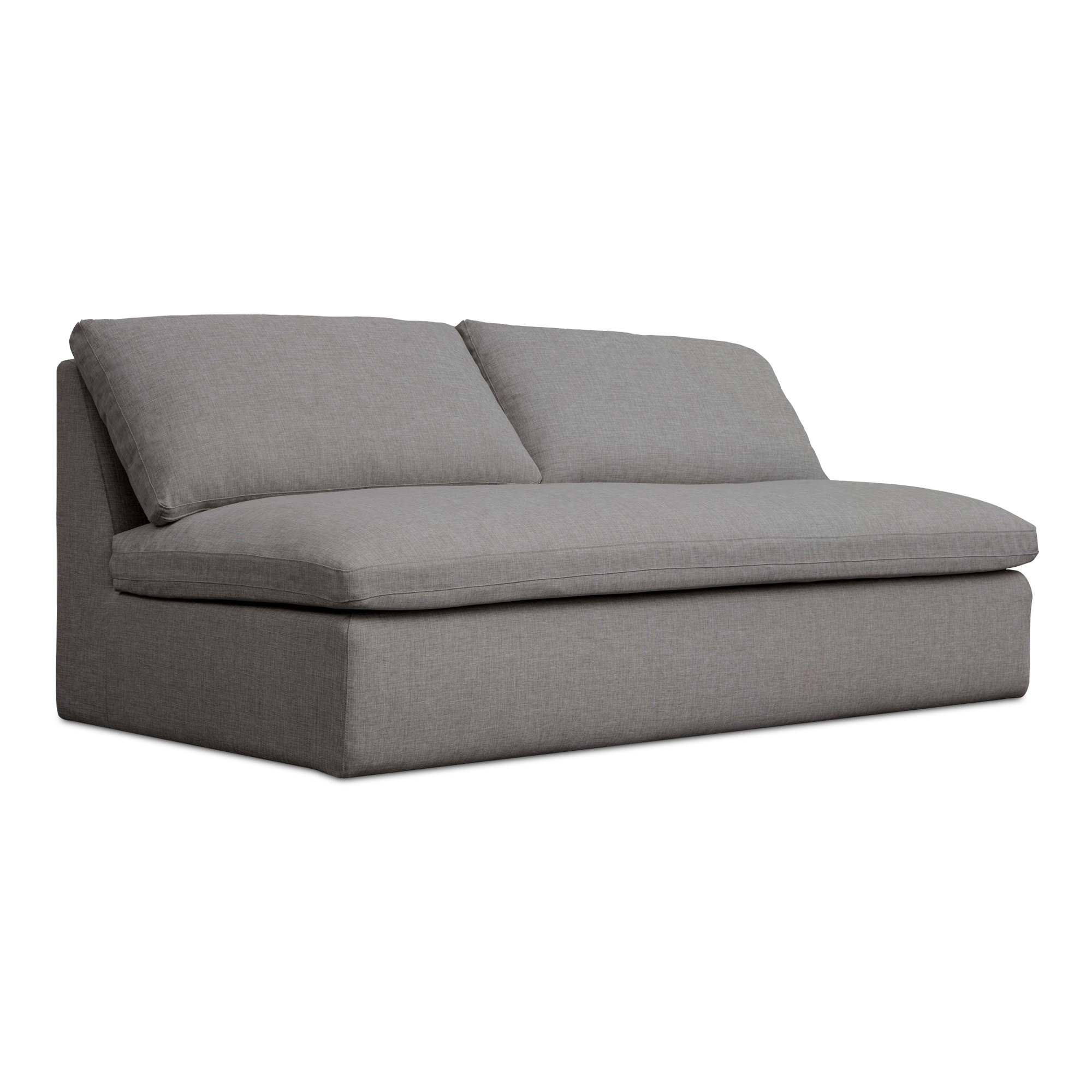 Miles Outdoor Sofa Speckled Light Grey - Image 1