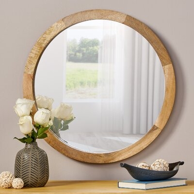 Northome Wood Flat Wall Mirror - Image 0