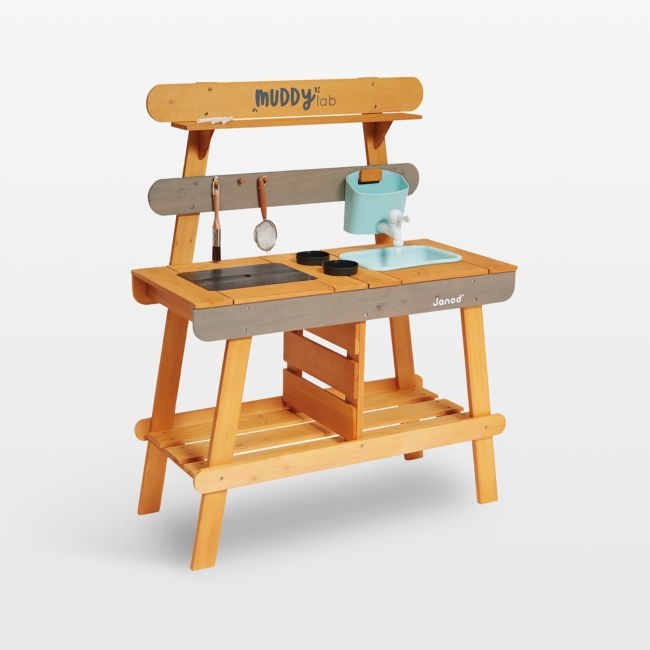 Janod Kids Muddy Lab Outdoor Play Kitchen - Image 0