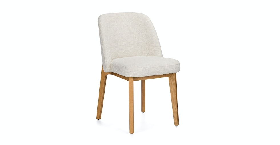 Alta Dining Chair - Oak and Camellia Ivory - Image 0