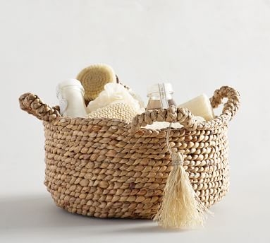 Palma Round Handled Seagrass Basket, Large - Image 1