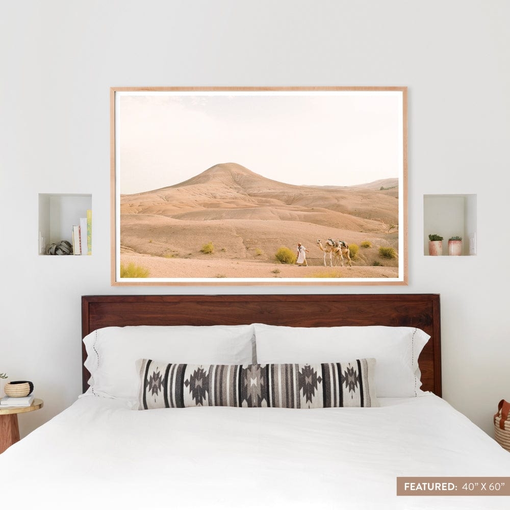 The Citizenry Agafay Desert Wall Art No Frame | 20 in. x 30 in. | Brown - Image 8