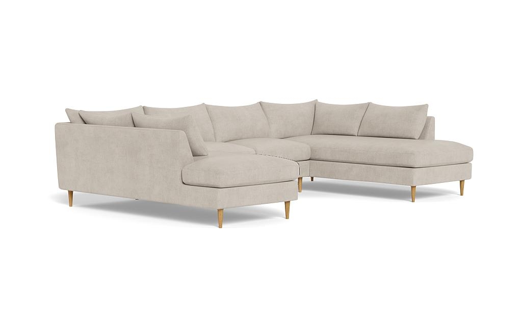 Sloan 3-Piece U-Bumper Sectional - Image 1
