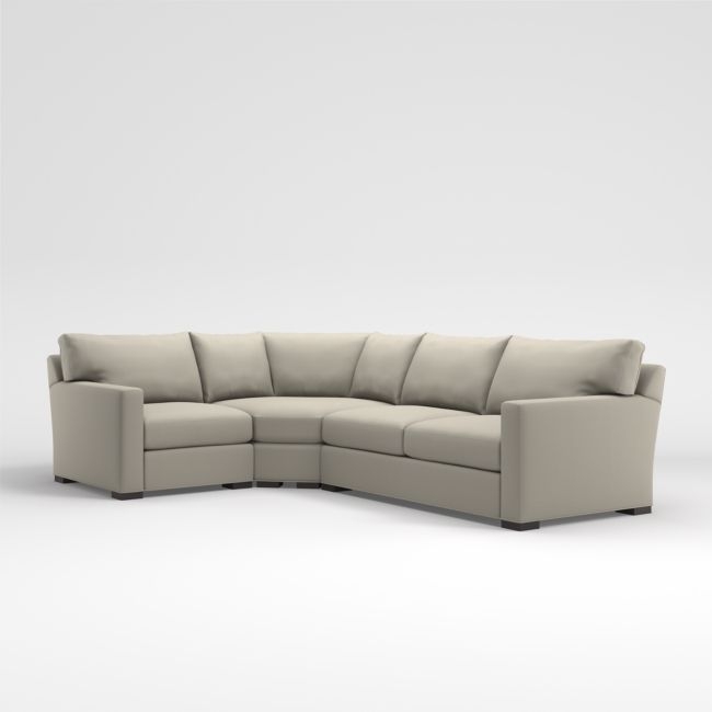 Axis 3-Piece L-Shaped Wedge Sectional Sofa - Image 0