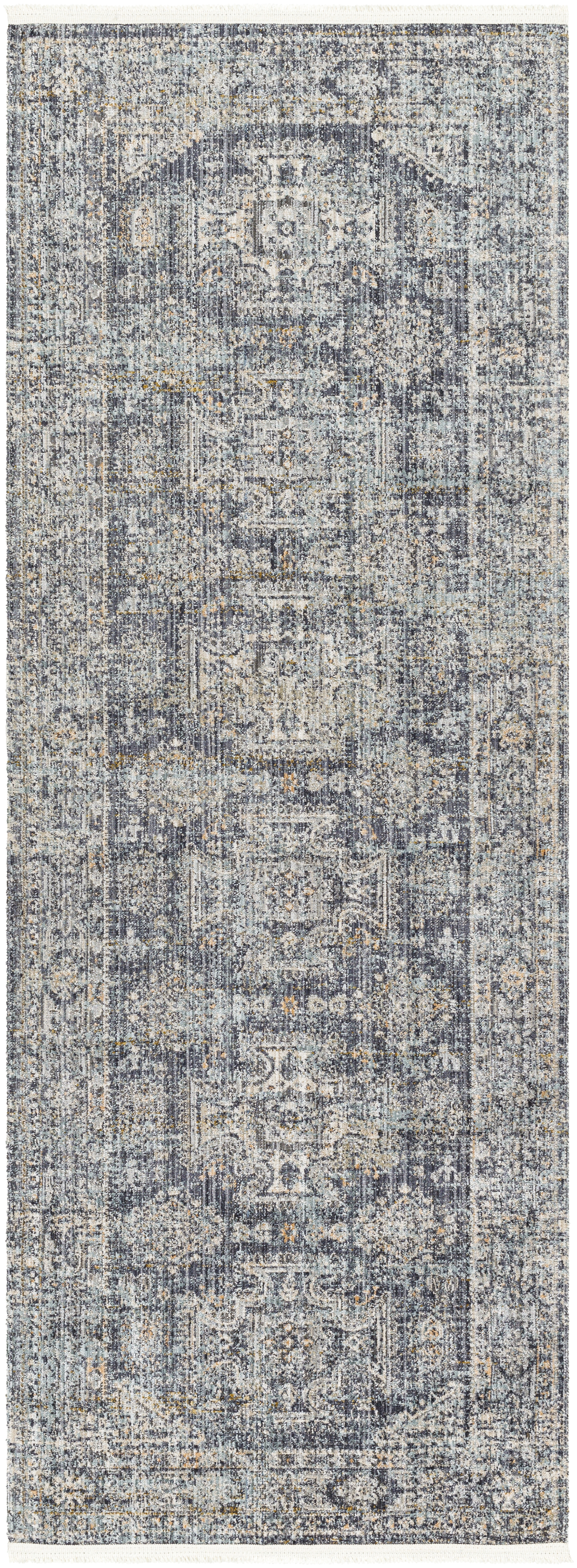 Margaret Gray Outdoor 7'10" x 10' Machine Woven Rug - Image 1