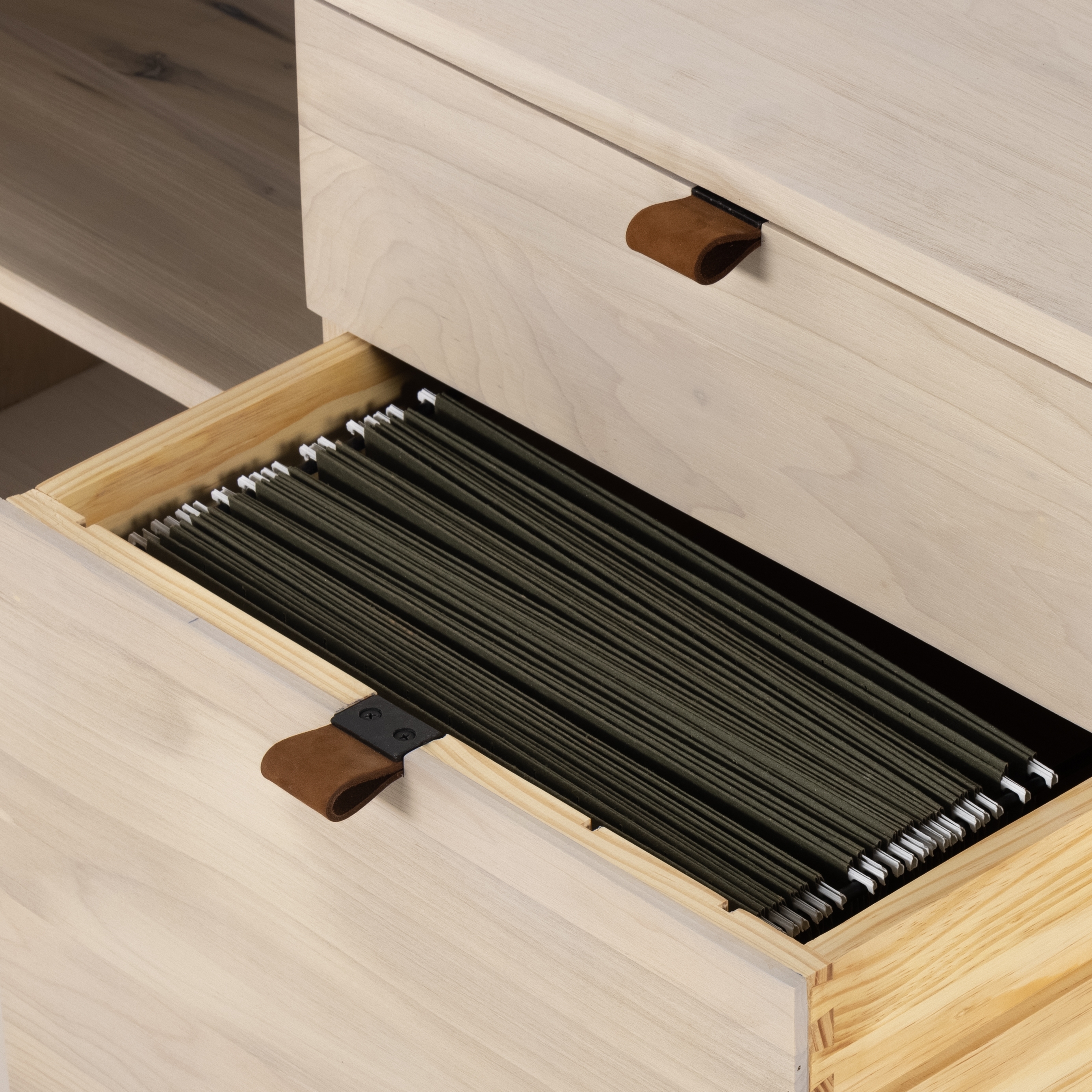 Trey Modular Filing Credenza-Dove Poplar - Image 9