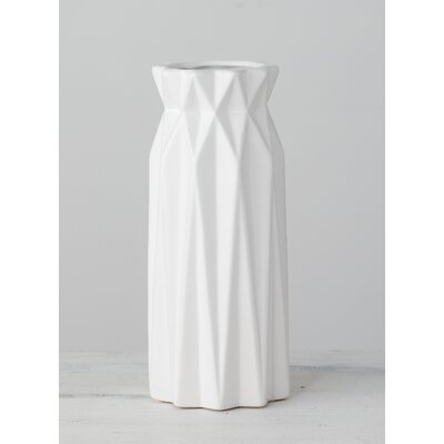 Stlaurent White Ceramic Table Vase - Image 0
