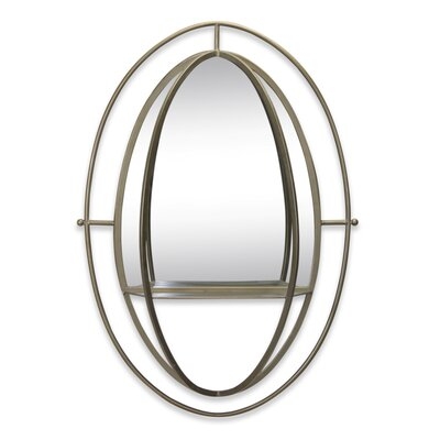 Hawa Accent Mirror with Shelves - Image 0
