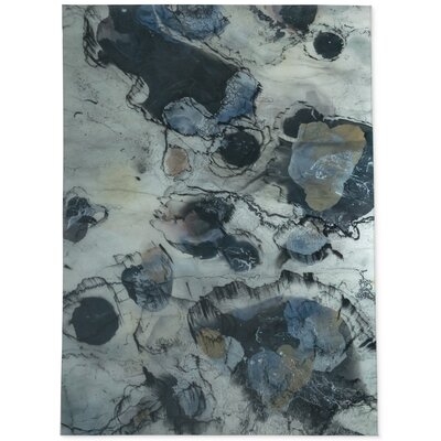 Mojokerto Abstract Gray/Black Area Rug - Image 0