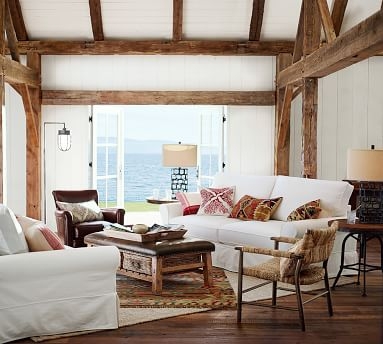 Irving Roll Arm Leather Armchair, Polyester Wrapped Cushions, Vegan Java - Image 4