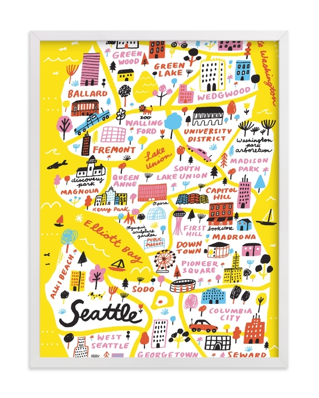 I Love Seattle Limited Edition Fine Art Print 1 - Image 0