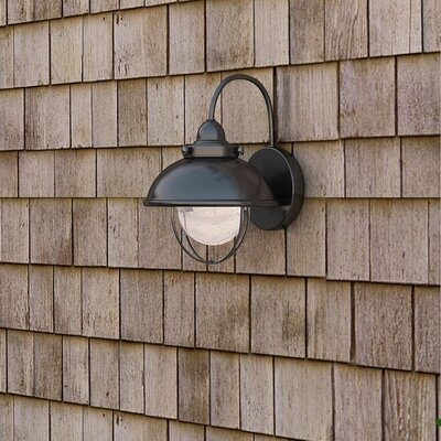 Audrey Seeded Glass Outdoor Barn Light - Thumbnail 2