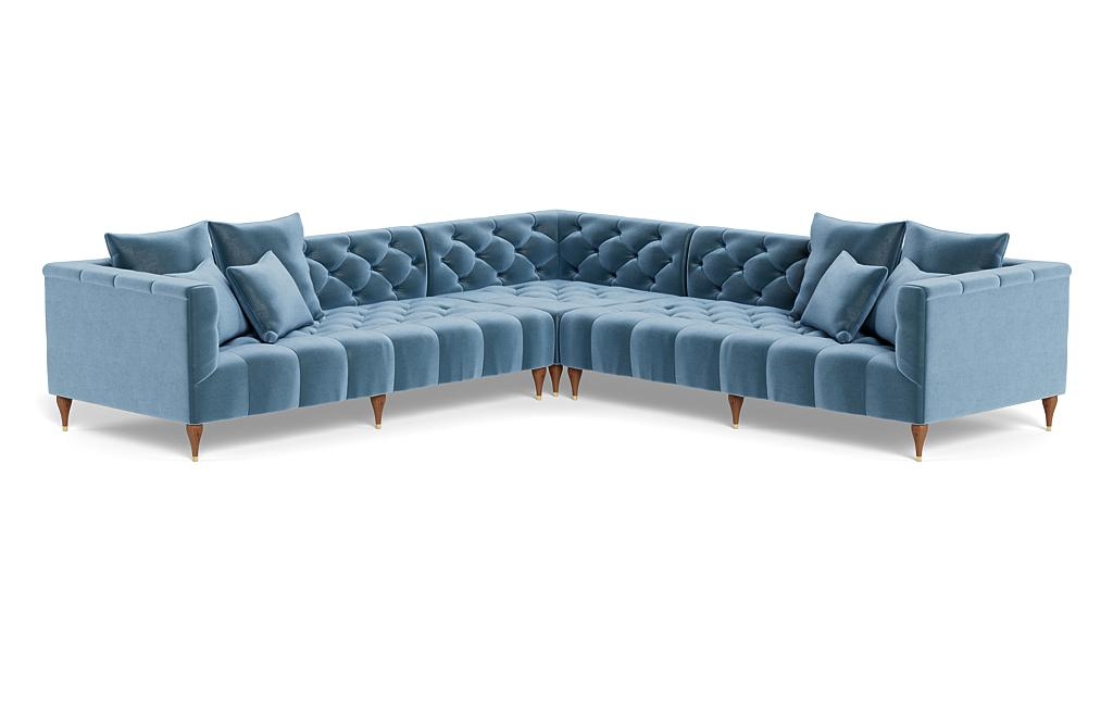 Ms. Chesterfield Corner Sectional Sofa by Apartment Therapy - Image 1