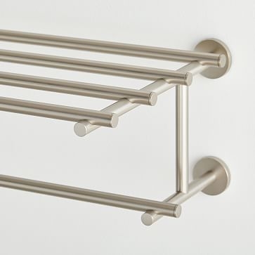 Modern Overhang Rail Shelf Chrome - Image 3
