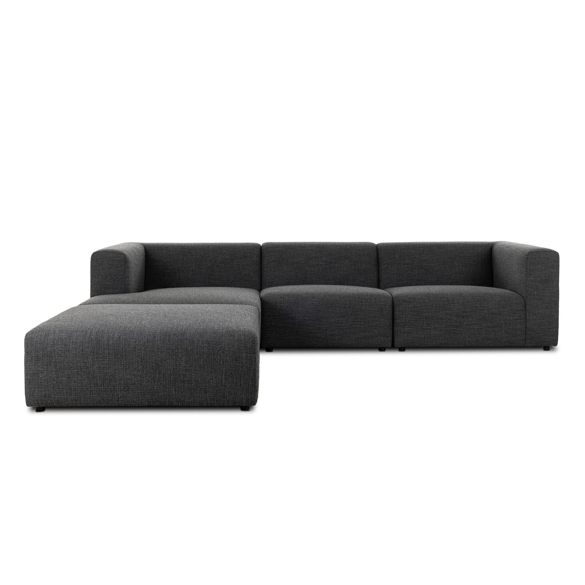 Lawndale 3 Piece Sectional - Saxon Charcoal - Image 0
