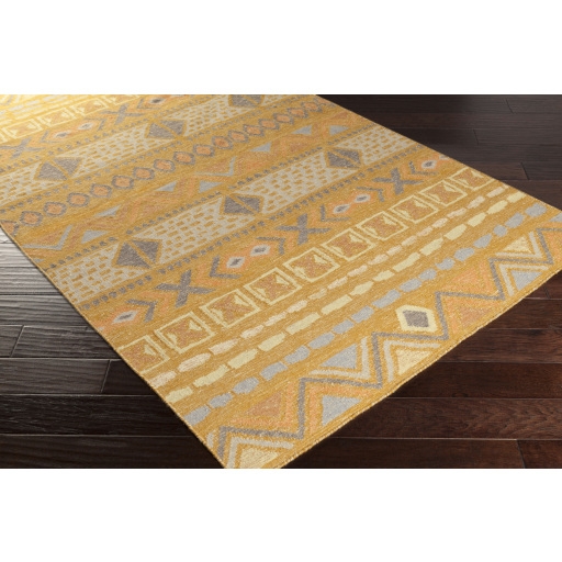 Nomad Orange Indoor 8' x 11' Handmade Rug - Image 2