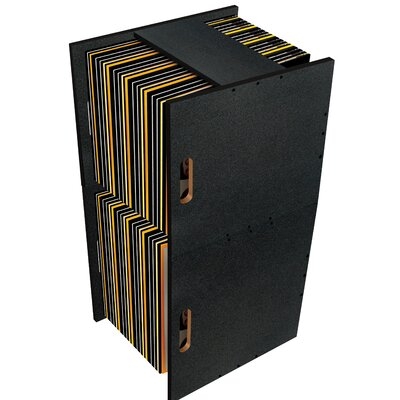 Stackable 50 Record Manufactured Wood Crate - Image 0