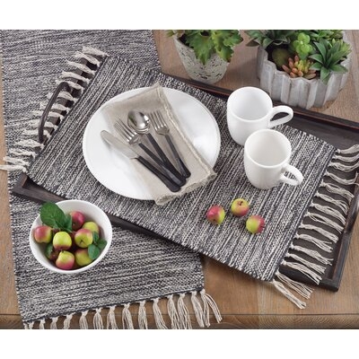 Youngblood Rustic Woven 20" Table Cotton Placemat - Image 0