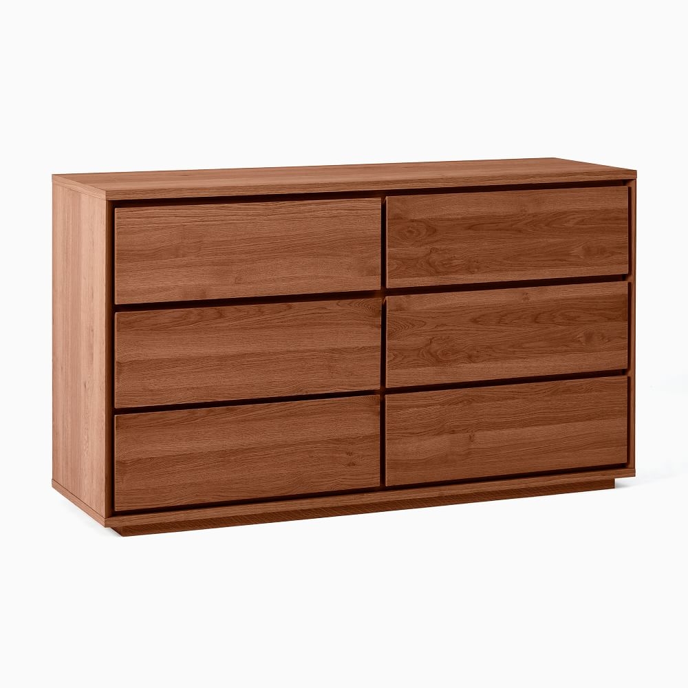 Norre 6-Drawer Dresser, Walnut - Image 0