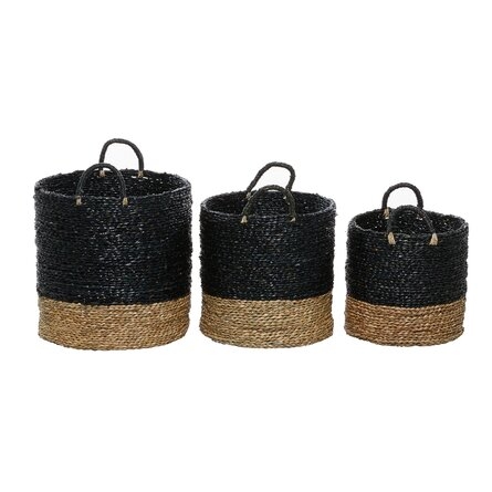 Woven Seagrass Basket Set, Set of 3 - Image 0