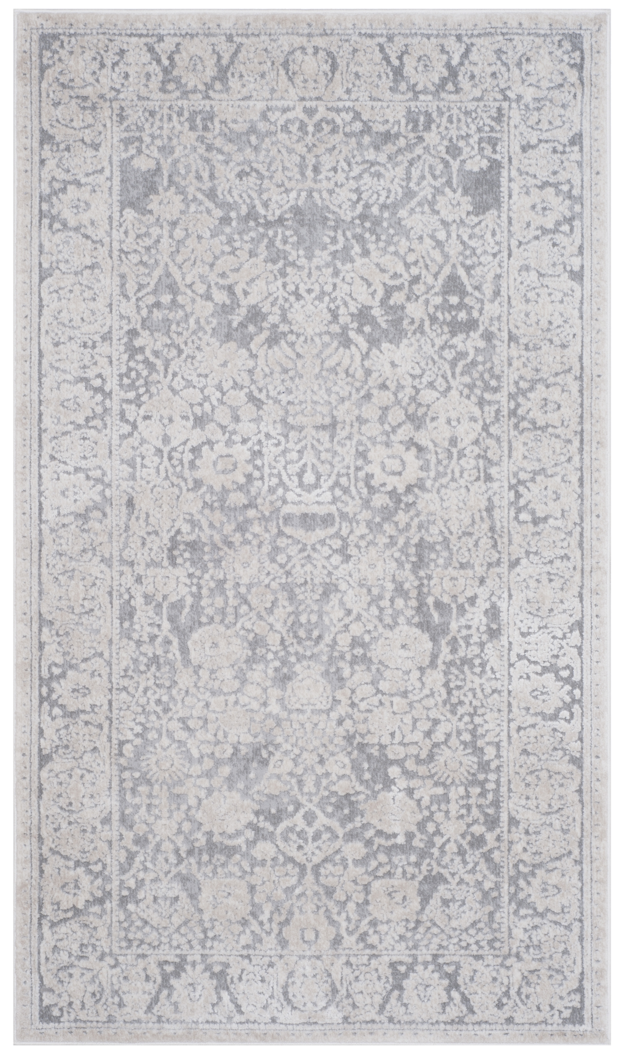 Arlo Home Woven Area Rug, RFT663C, Light Grey/Cream,  3' X 5' - Image 0