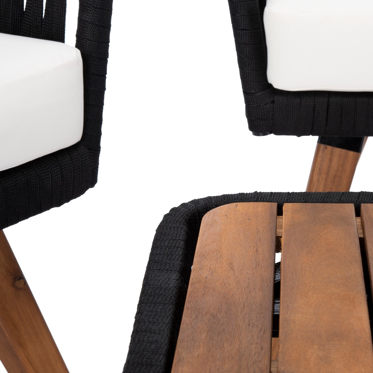 Ransin 4 Pc Living Set - Black/Beige - Safavieh - Image 2