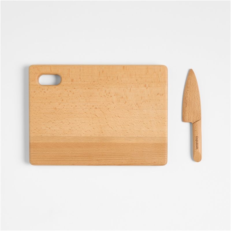 Kids Montessori Cutting Board & Knife Set - Image 2