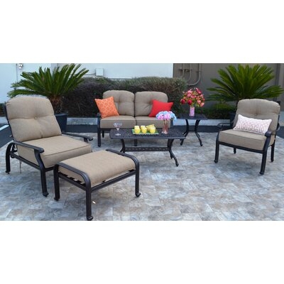 Kristy 6 Piece Sunbrella Sofa Set with Cushions - Image 0