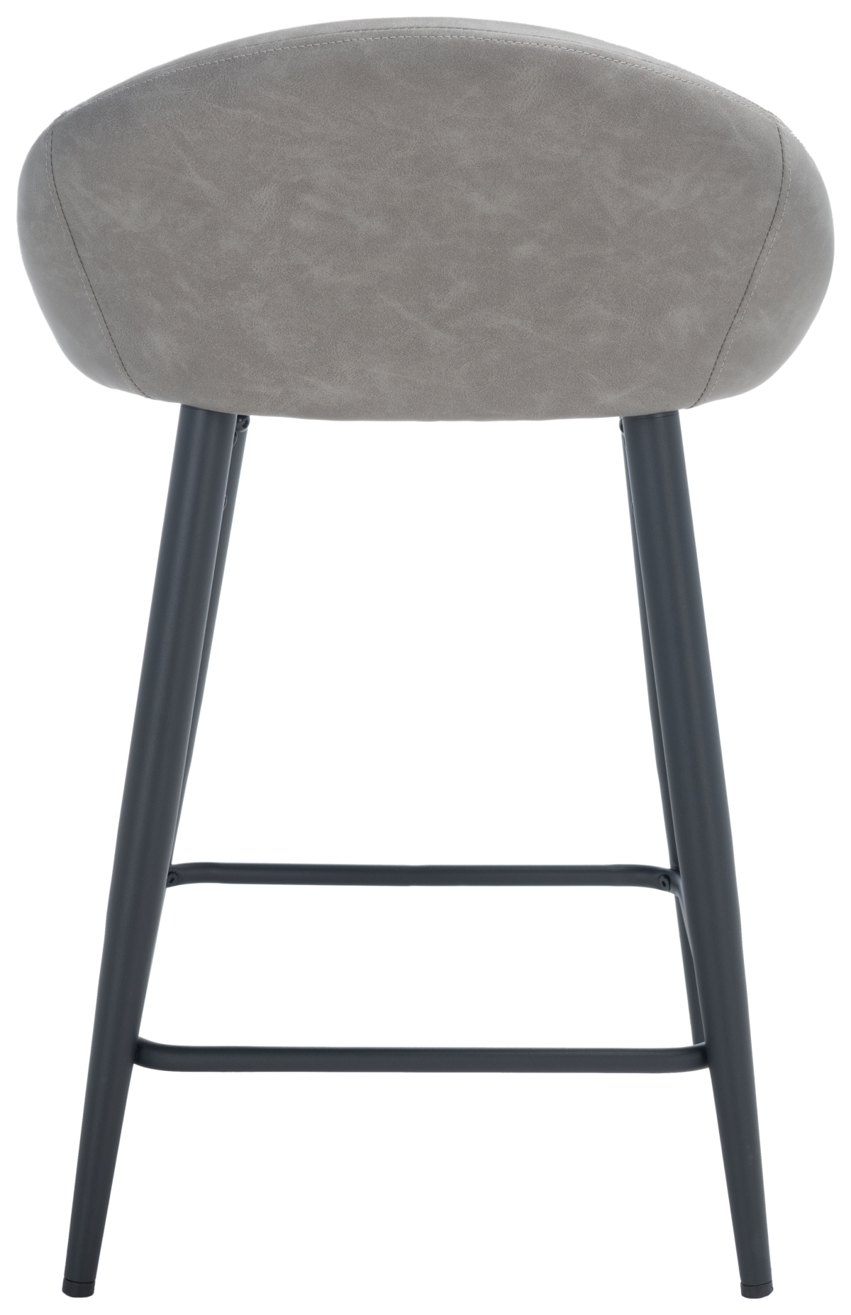 Anson Counter Stool - Grey / Black - Safavieh - Image 6