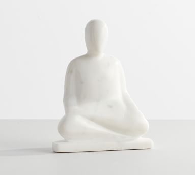 Marble Meditating Form, 5.5W x 7"H - Image 4