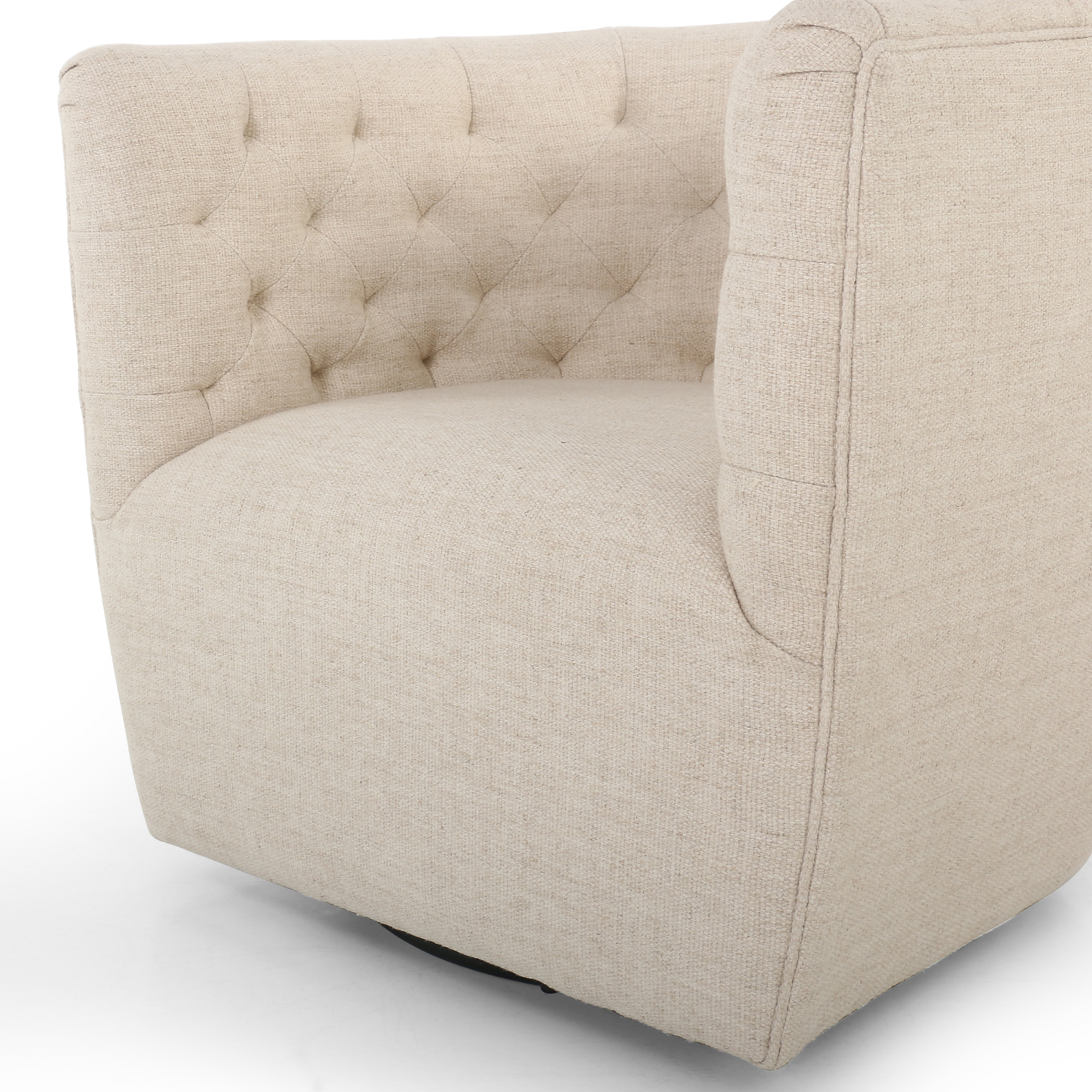 Hanover Swivel Chair - Thames Cream - Image 2