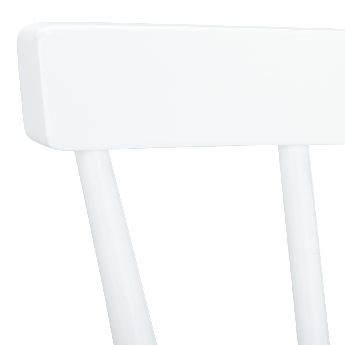 Winona Spindle Dining Chair - White - Safavieh - Image 2