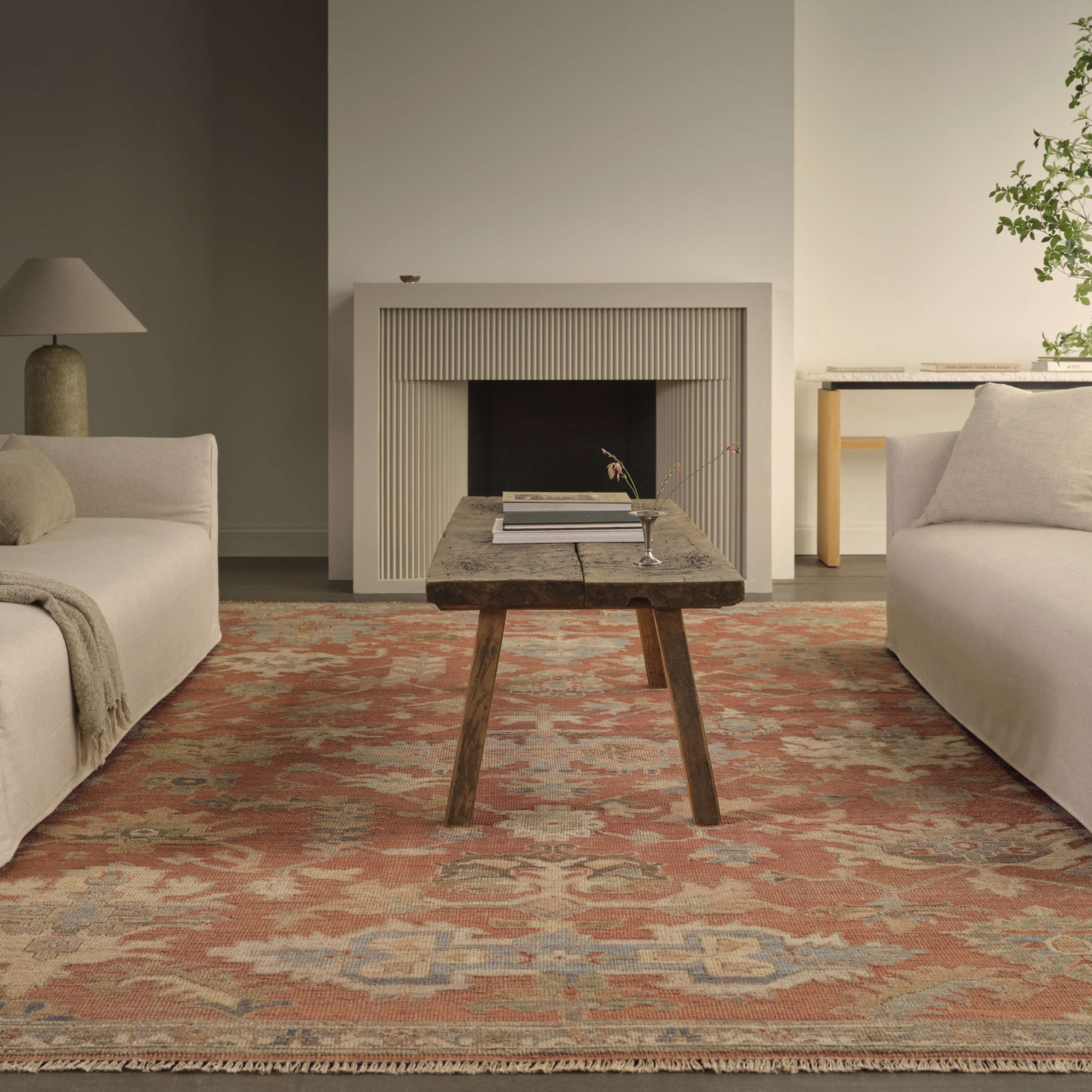 Amber CIC04 Handknotted Traditional Red and Yellow Area Rug (6'x9') - Image 4