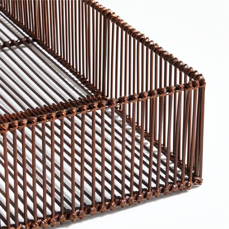 Parker Large Bamboo and Metal Tray by Jake Arnold - Image 4