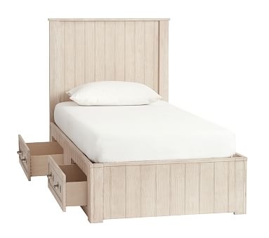 Belden Bed with Headboard &amp; End of Bed Dresser, Twin, Weathered Navy, Flat Rate - Image 4