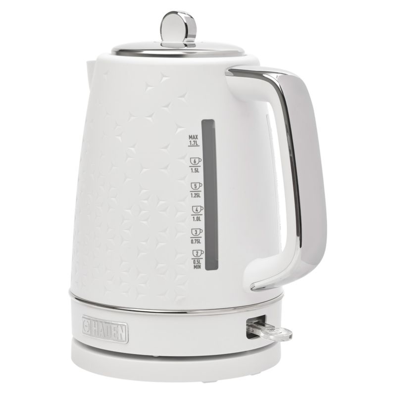 HADEN Starbeck White Electric Tea Kettle - Image 4