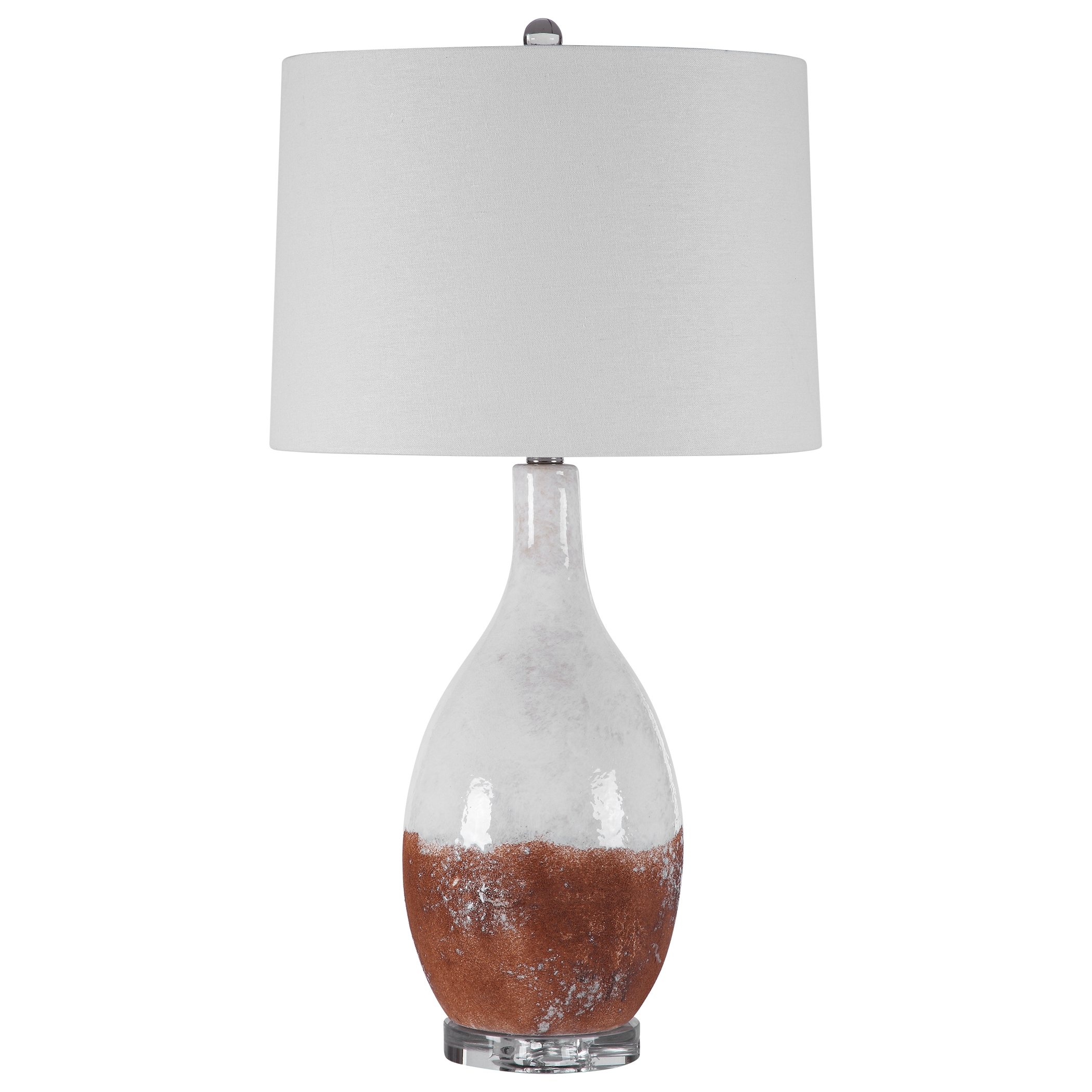 Durango Rust White Table Lamp - Image 0
