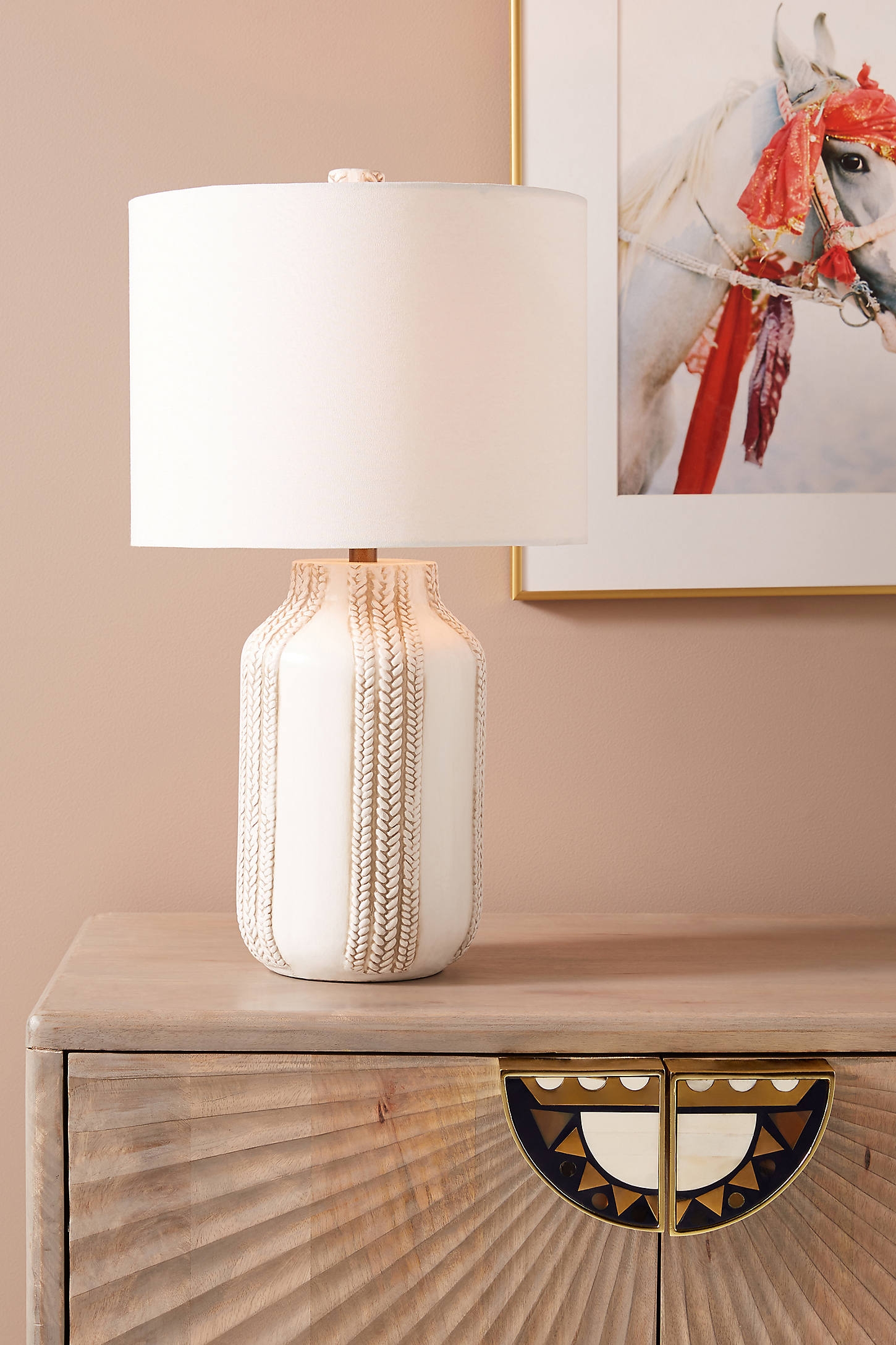 Ceramic Braid Table Lamp - Image 0