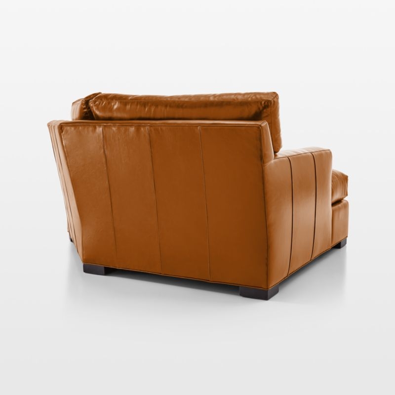 Axis Leather Left-Arm Angled Chaise Lounge Sectional Piece - Image 2