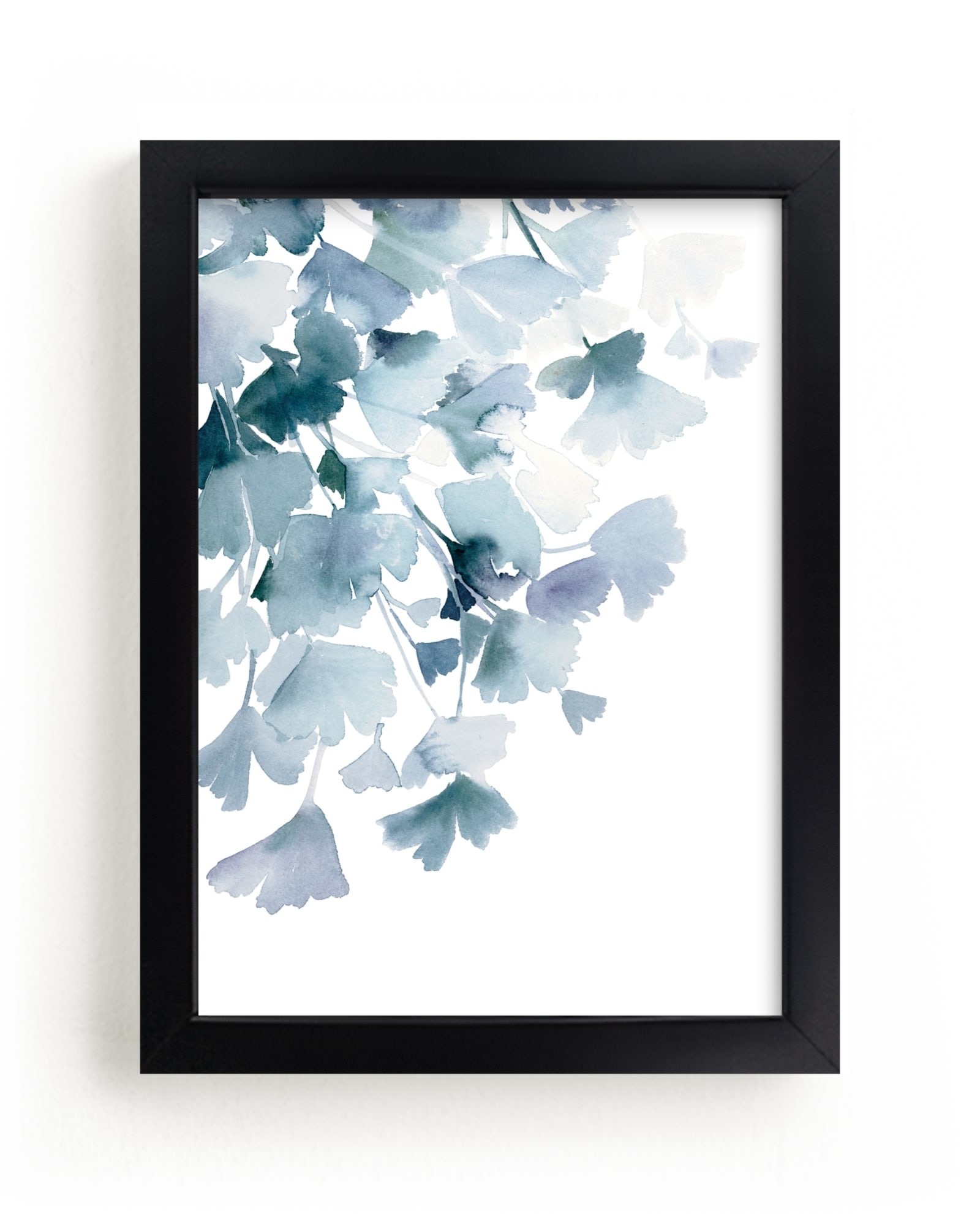 Blue Ginkgo Limited Edition Fine Art Print 1 - Image 0