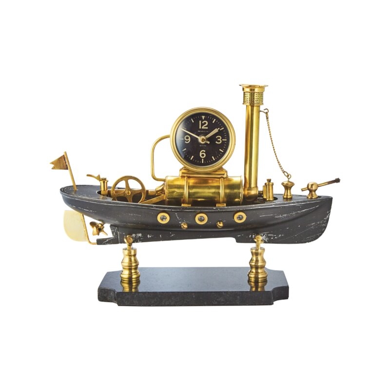 Pendulux Steamboat Table Clock - Image 0